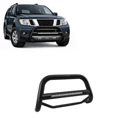 MAX Beacon Bull Bar-Black-2008-2012 Nissan Pathfinder|Black Horse Off Road
