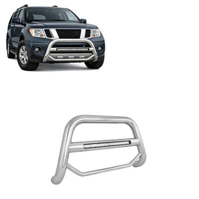 MAX Beacon Bull Bar-Stainless Steel-2008-2012 Nissan Pathfinder|Black Horse Off Road