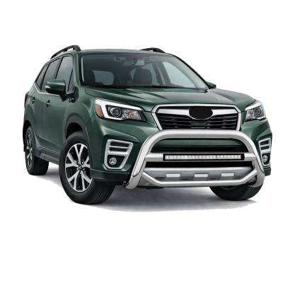 Max Beacon Bull Bar-Stainless Steel-2019-2024 Subaru Forester|Black Horse Off Road