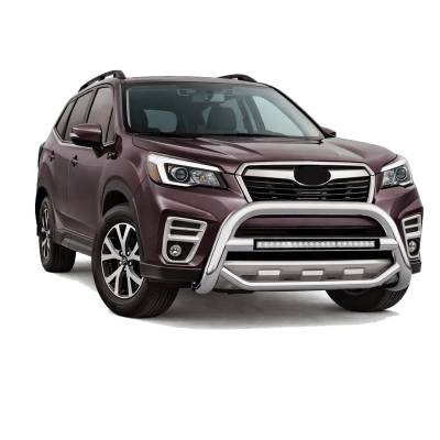 Black Horse Off Road - Max Beacon Bull Bar-Stainless Steel-2019-2024 Subaru Forester|Black Horse Off Road - Image 3