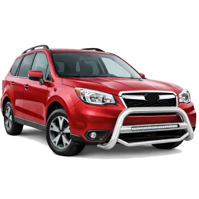 Black Horse Off Road - MAX Beacon Bull Bar-Stainless Steel-2014-2018 Subaru Forester|Black Horse Off Road - Image 3