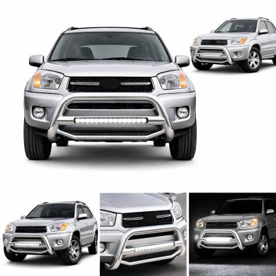 Black Horse Off Road - MAX Beacon Bull Bar-Stainless Steel-2001-2005 Toyota RAV4|Black Horse Off Road - Image 3