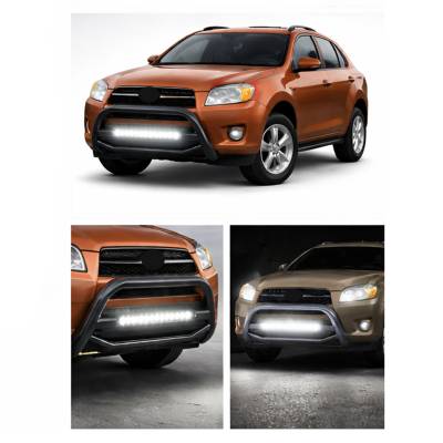 Black Horse Off Road - MAX Beacon Bull Bar-Black-2006-2018 Toyota RAV4|Black Horse Off Road - Image 2