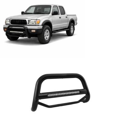 Black Horse Off Road - MAX Beacon Bull Bar-Black-1998-2004 Toyota Tacoma|Black Horse Off Road - Image 2