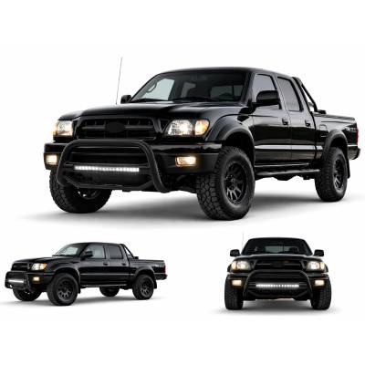 Black Horse Off Road - MAX Beacon Bull Bar-Black-1998-2004 Toyota Tacoma|Black Horse Off Road - Image 5