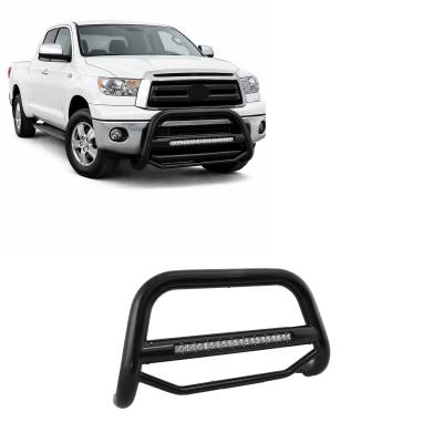 Black Horse Off Road - MAX Beacon Bull Bar-Black-2007-2021 Toyota Tundra/2008-2022 Toyota Sequoia|Black Horse Off Road - Image 2