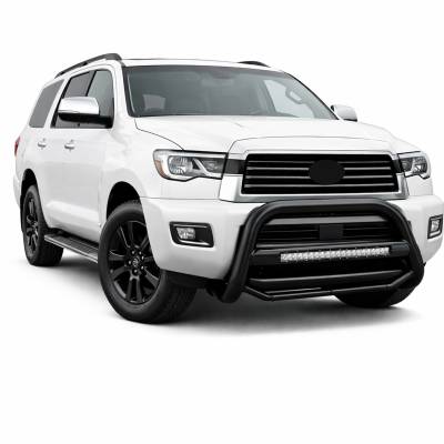 Black Horse Off Road - MAX Beacon Bull Bar-Black-2007-2021 Toyota Tundra/2008-2022 Toyota Sequoia|Black Horse Off Road - Image 3