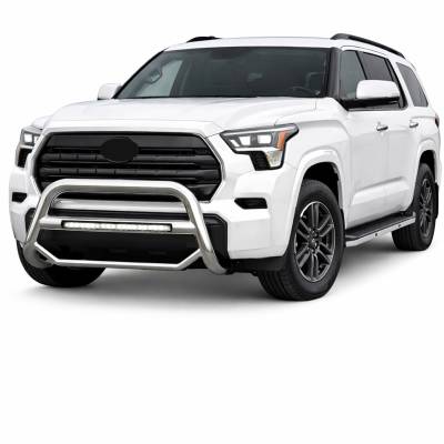 Black Horse Off Road - MAX Beacon Bull Bar-Stainless Steel-2007-2021 Toyota Tundra/2008-2022 Toyota Sequoia|Black Horse Off Road - Image 4
