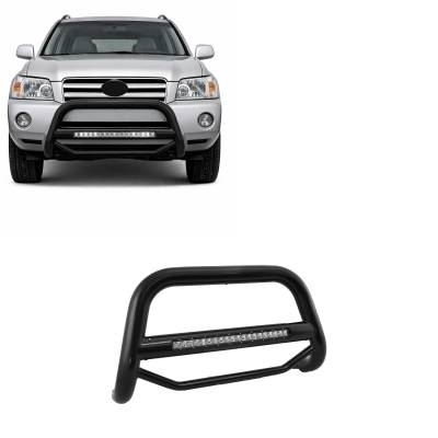 Black Horse Off Road - MAX Beacon Bull Bar-Black-2001-2007 Toyota Highlander|Black Horse Off Road - Image 2