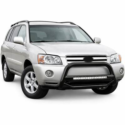 Black Horse Off Road - MAX Beacon Bull Bar-Black-2001-2007 Toyota Highlander|Black Horse Off Road - Image 3