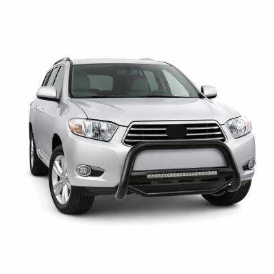 Black Horse Off Road - MAX Beacon Bull Bar-Black-2008-2010 Toyota Highlander|Black Horse Off Road - Image 2