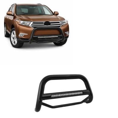 MAX Beacon Bull Bar-Black-2011-2013 Toyota Highlander|Black Horse Off Road