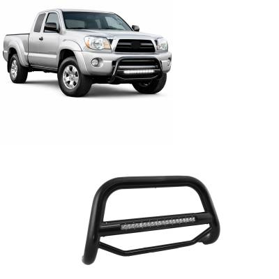 MAX Beacon Bull Bar-Black-2005-2015 Toyota Tacoma|Black Horse Off Road