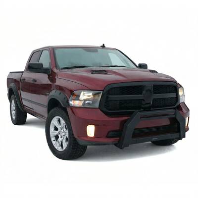 Black Horse Off Road - ARMOUR Bull Bar-Matte Black-2019-2024 Ram 1500 Classic/2011-2018 Ram 1500/2009-2010 Dodge Ram 1500|Black Horse Off Road - Image 2