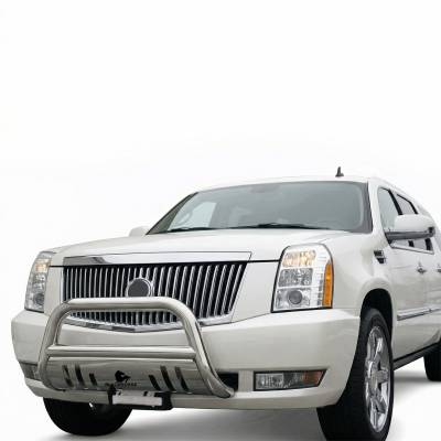 Black Horse Off Road - Bull Bar-Stainless Steel- Yukon XL/Yukon/Silverado-Sierra 1500/ Avalanche/ Escalade EXT/Escalade ESV/Suburban 1500/Suburban/Tahoe|Black Horse Off Road - Image 4