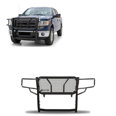RUGGED HD Grille Guard-Black-2009-2014 Ford F-150|Black Horse Off Road