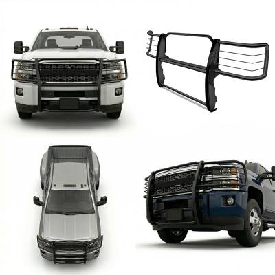 Black Horse Off Road - Grille Guard-Black-Silverado 2500 HD/Silverado 3500 HD|Black Horse Off Road - Image 6