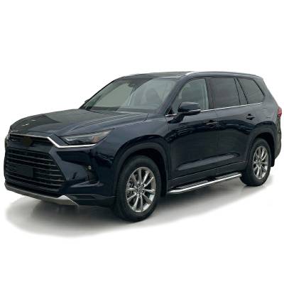 Black Horse Off Road - PINNACLE  Running Boards-Black & Silver-2024-2024 Toyota Grand Highlander|Black Horse Off Road - Image 5