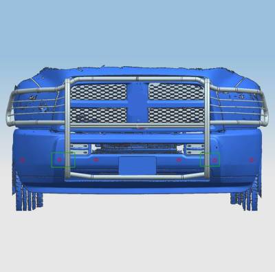 Black Horse Off Road - Grille Guard-Black-Ram 1500/1500/1500 Classic|Black Horse Off Road - Image 19