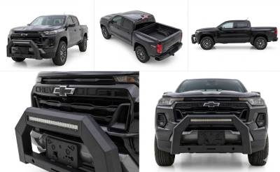 Black Horse Off Road - ARMOUR Bull Bar-Matte Black-2023-2026 Chevrolet Colorado|Black Horse Off Road - Image 4