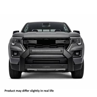 Black Horse Off Road - ARMOUR Bull Bar-Matte Black-2023-2026 GMC Canyon|Black Horse Off Road - Image 3