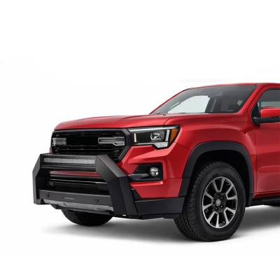 Black Horse Off Road - ARMOUR Bull Bar-Matte Black-2023-2026 GMC Canyon|Black Horse Off Road - Image 5