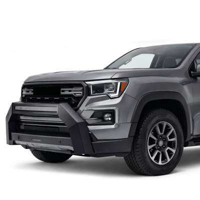 Black Horse Off Road - ARMOUR Bull Bar-Matte Black-2023-2026 GMC Canyon|Black Horse Off Road - Image 6