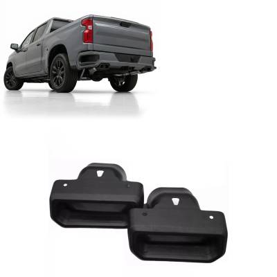 Muffler Tip-Steel-2019-2024 Chevrolet Silverado 1500 and GMC Sierra 1500|Black Horse Off Road