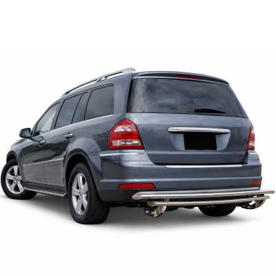 Black Horse Off Road - Rear Bumper Guard-Stainless Steel-GMC Sierra 3500 HD/GMC Sierra 2500 HD/Chevrolet Silverado 3500 HD/Chevrolet Silverado 2500 HD|Black Horse Off Road - Image 5