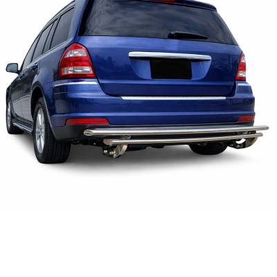 Black Horse Off Road - Rear Bumper Guard-Stainless Steel-GMC Sierra 3500 HD/GMC Sierra 2500 HD/Chevrolet Silverado 3500 HD/Chevrolet Silverado 2500 HD|Black Horse Off Road - Image 8