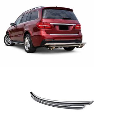 Rear Bumper Guard-Stainless Steel-Ford F-250 Super Duty/Ford F-350 Super Duty/Ford F-450 Super Duty/Ford F-550 Super Duty|Black Horse Off Road