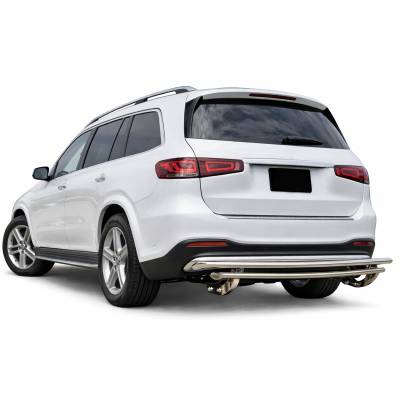 Black Horse Off Road - Rear Bumper Guard-Stainless Steel-Ford F-250 Super Duty/Ford F-350 Super Duty/Ford F-450 Super Duty/Ford F-550 Super Duty|Black Horse Off Road - Image 3