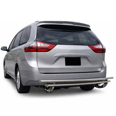 Black Horse Off Road - Rear Bumper Guard-Stainless Steel-2004-2023 Toyota Sienna|Black Horse Off Road - Image 3