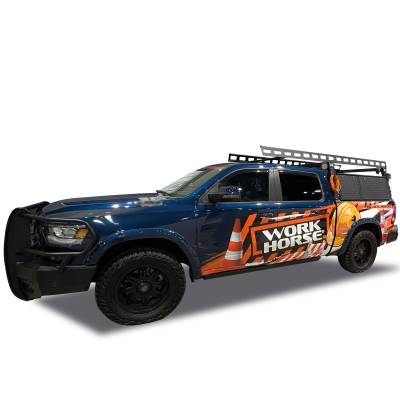 Black Horse Off Road - Base K2 Over Cab Rack for All 1/2 Ton and 3/4 Ton Trucks with 5.5 Foot Bed|Black Horse Off Road - Image 6