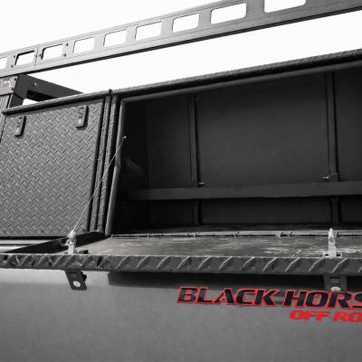 Black Horse Off Road - Base K2 Over Cab Rack for All 1/2 Ton and 3/4 Ton Trucks with 5.5 Foot Bed|Black Horse Off Road - Image 17