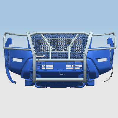 Black Horse Off Road - RUGGED HD Grille Guard-Black-2022-2026 Nissan Frontier|Black Horse Off Road - Image 8