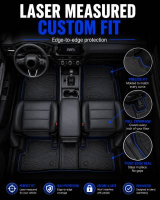 Black Horse Off Road - Black Horse TOTALINER 3.5mm Heavy Duty TPE Anti-skid Floor Mat Rug Liner fits 2023-2026 Honda CR-V - Image 3