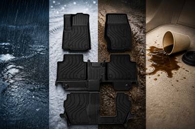 Black Horse Off Road - Black Horse TOTALINER 3.5mm Heavy Duty TPE Anti-skid Floor Mat Rug Liner fits 2023-2026 Jeep Grand Cherokee L - Image 9