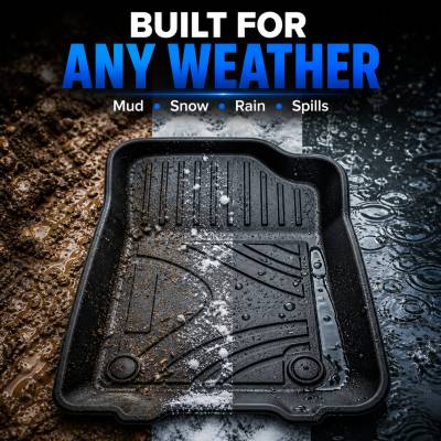 Black Horse Off Road - Black Horse TOTALINER 3.5mm Heavy Duty TPE Anti-skid Floor Mat Rug Liner fits 2018-2026 Jeep Wrangler JL - Image 3