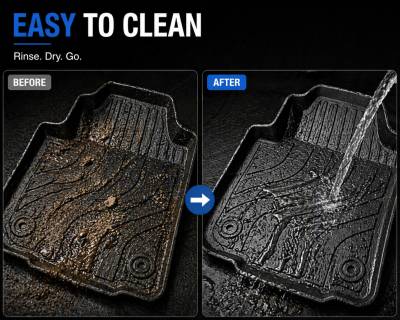 Black Horse Off Road - Black Horse TOTALINER 3.5mm Heavy Duty TPE Anti-skid Floor Mat Rug Liner fits 2022-2026 Toyota Tundra - Image 3