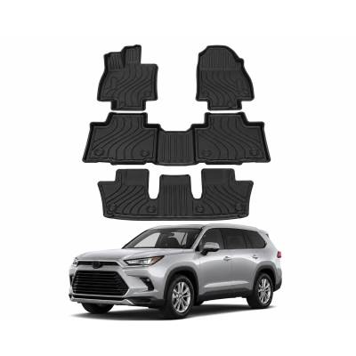 Black Horse Off Road - Black Horse TOTALINER Heavy Duty Floor Mats , Precisely Molded Anti-Skid All-Weather Floor Liner Set, Black fits 2024-2026 Toyota Grand Highlander - Image 2