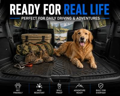 Black Horse Off Road - Black Horse TOTALINER Heavy Duty Floor Mats , Precisely Molded Anti-Skid All-Weather Floor Liner Set, Black fits 2014-2021 Toyota Tundra Crew Max - Image 10