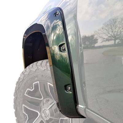 Black Horse Off Road - FENDER FLARES RIVETED Style-Black-2015-2022 Chevrolet Colorado Crew Cab Short  Bed 5ft 2in|Black Horse Off Road - Image 13