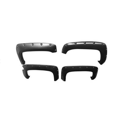 Black Horse Off Road - FENDER FLARES RIVETED Style-Black- 2019-2023 Chevrolet Silverado 1500|Black Horse Off Road - Image 15
