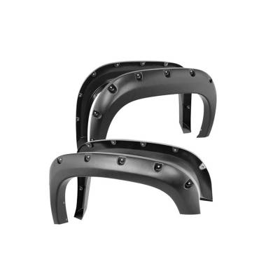 Black Horse Off Road - FENDER FLARES RIVETED Style-Black-2007-2013 Chevrolet Silverado 1500|Black Horse Off Road - Image 12