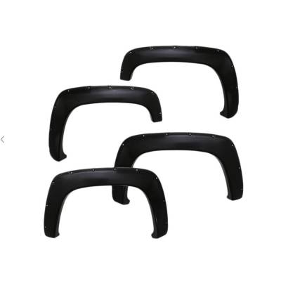 Black Horse Off Road - FENDER FLARES RIVETED Style-Black-2007-2013 Chevrolet Silverado 1500|Black Horse Off Road - Image 13