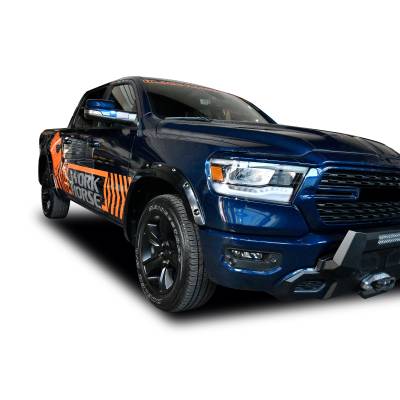 Black Horse Off Road - FENDER FLARES RIVETED Style-Black-2019-2023 Ram 1500 Crew Cab 67 / 76 inches/2019-2023 Ram 1500 Extended Cab 67 / 76 inches|Black Horse Off Road - Image 18