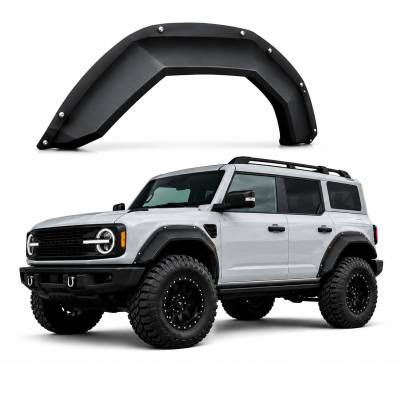 Black Horse Off Road - Fender Flares-Black-2021-2026 Ford Bronco|Black Horse Off Road - Image 2