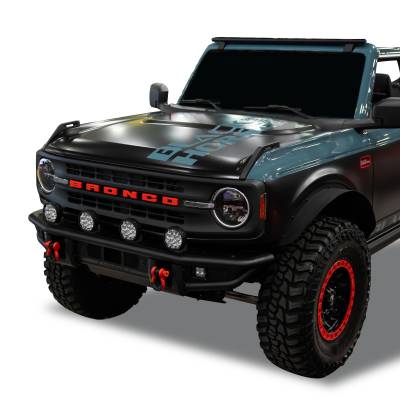 Black Horse Off Road - Front & Rear Fender Flares-Black-2021-2024 Ford Bronco|Black Horse Off Road - Image 17