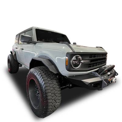 Black Horse Off Road - Front & Rear Fender Flares-Black-2021-2024 Ford Bronco|Black Horse Off Road - Image 12